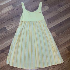 Yellow striped dress
